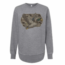 Load image into Gallery viewer, “Mallard in Flight” Women’s Fleece Pullover