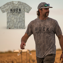 Load image into Gallery viewer, Huck Ghost Logo Bottomland Tee
