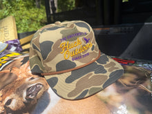 Load image into Gallery viewer, University of Huck Outdoors Camo Rope Hat
