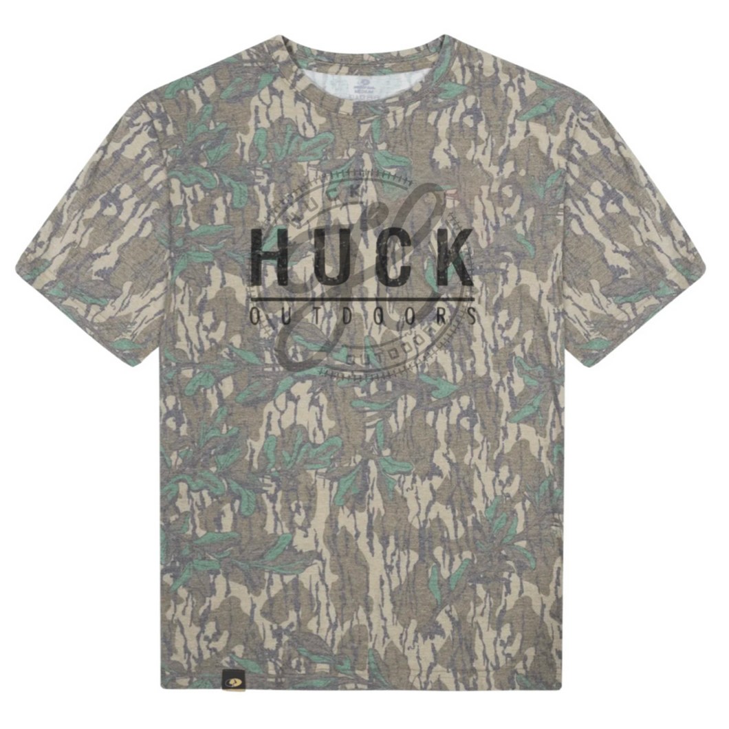 Huck Ghost Logo Greenleaf Tee