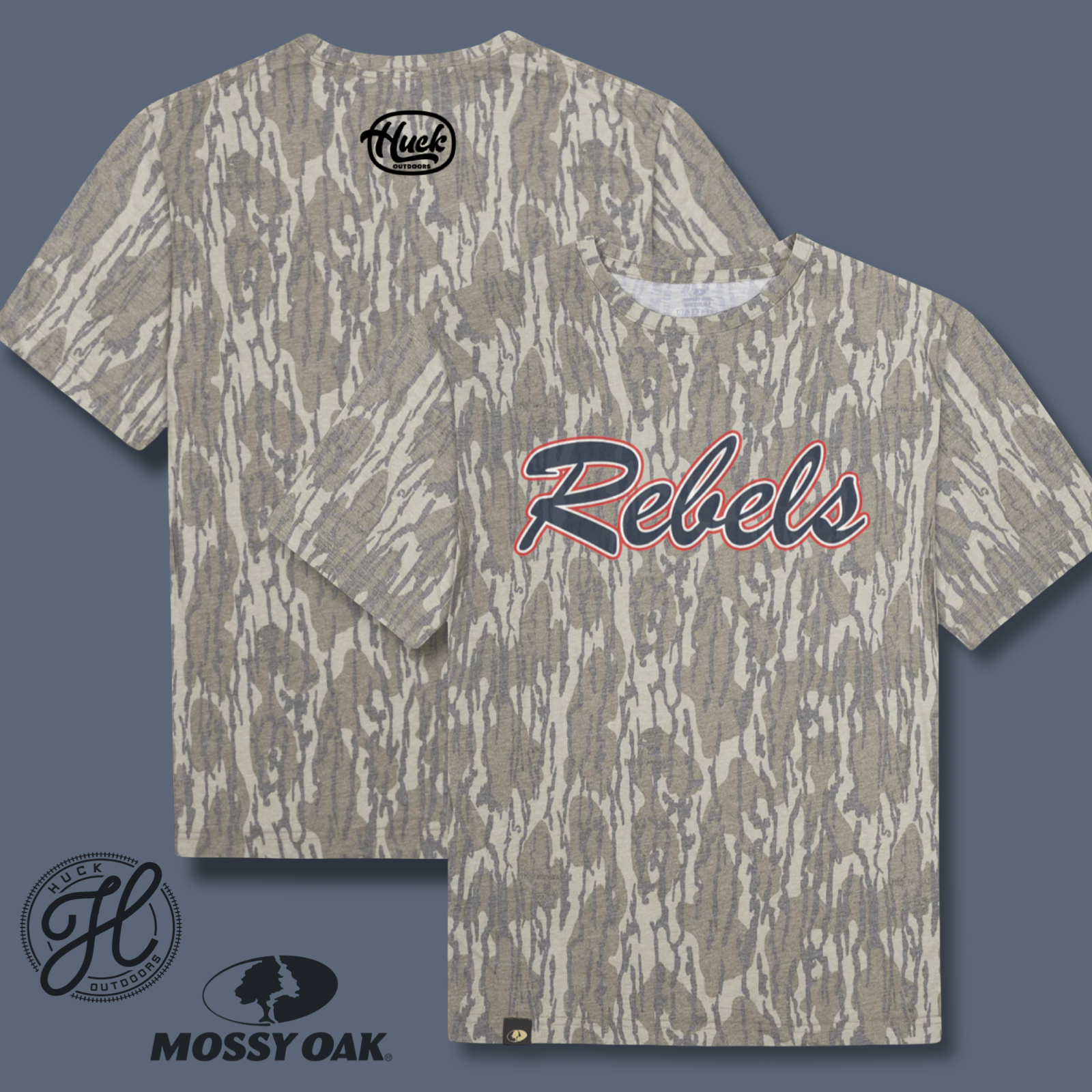●REBEL NATION Rebel Nation - Bottomland Tee – Huck Outdoors