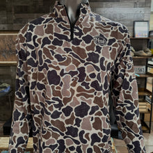 Load image into Gallery viewer, Slough Camo - Quarter Zip Pullover
