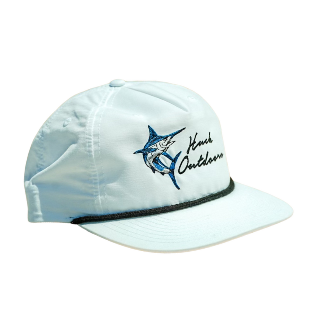 Blue fishing hat sales