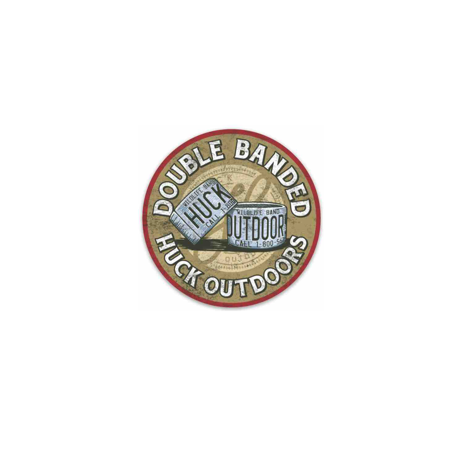 Double Banded Sticker – Huck Outdoors