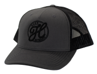 Center Logo - Charcoal/Black - Snapback