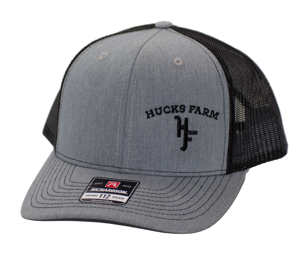 HF - Side Logo - Heather Gray/Black - Snapback