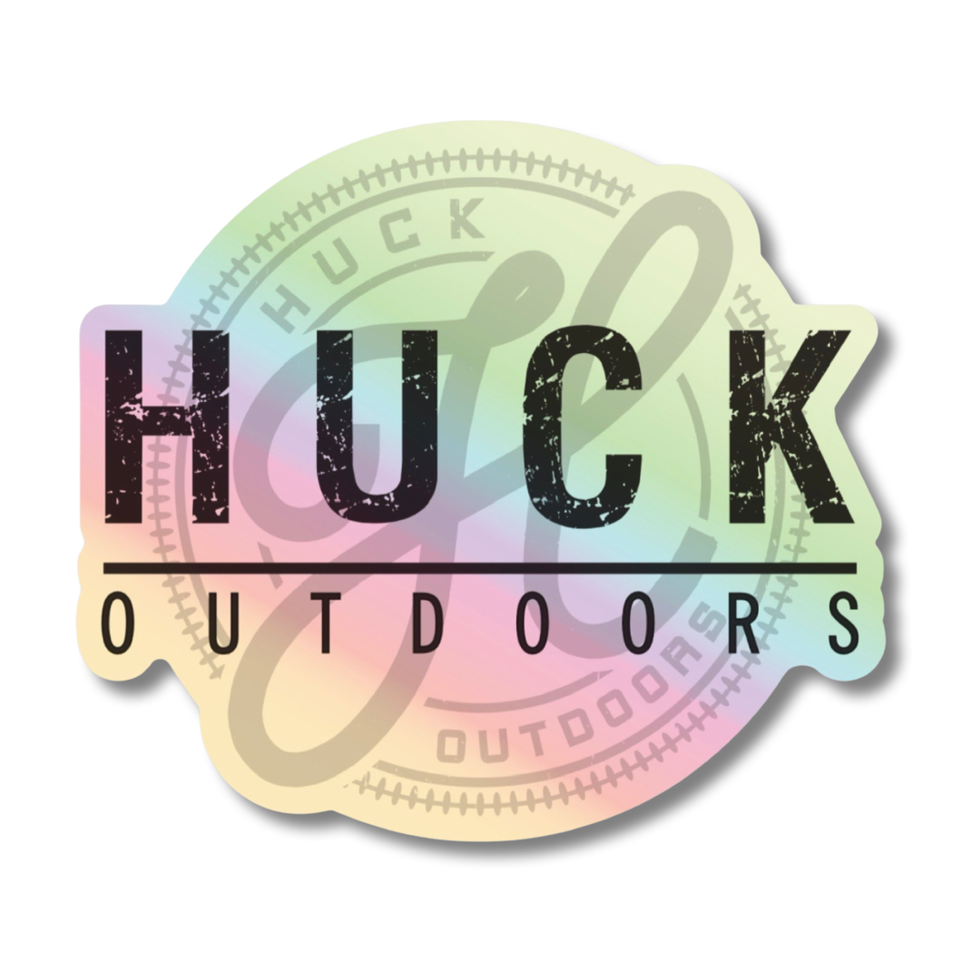 Holographic Ghost Logo Sticker