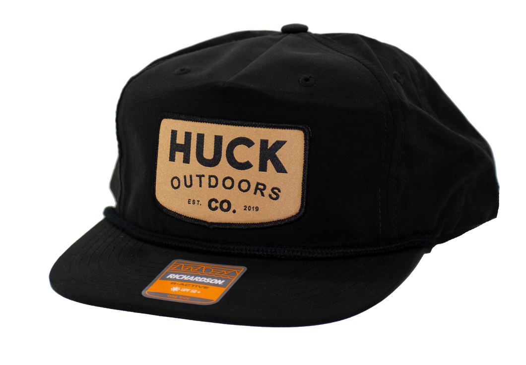 Black Saddle Patch - Backroads Edition - Rope Hat – Huck Outdoors