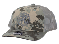 Center Logo - Digital Camo - Snapback